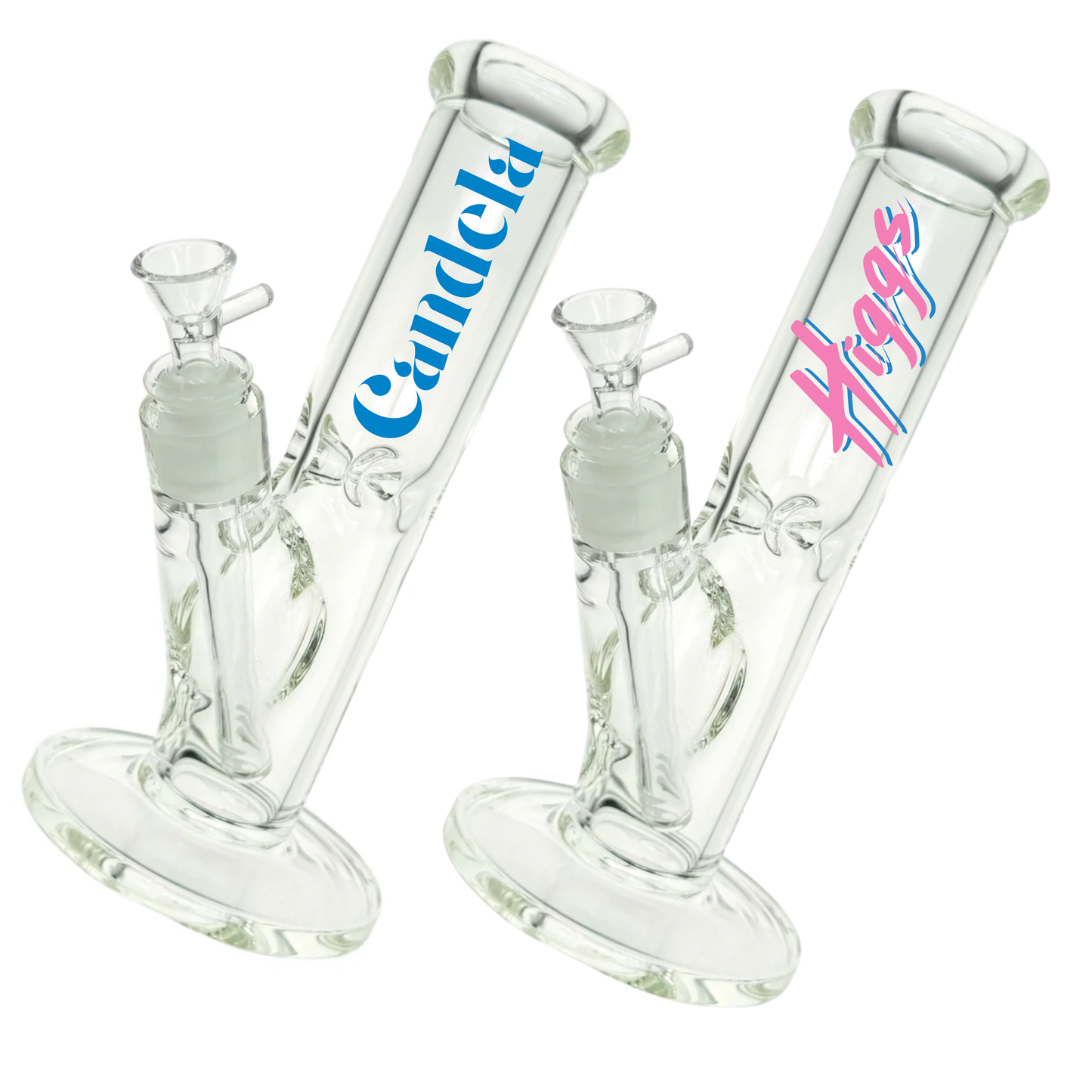 Straight Tube Water Pipe CUSTOM LOGO