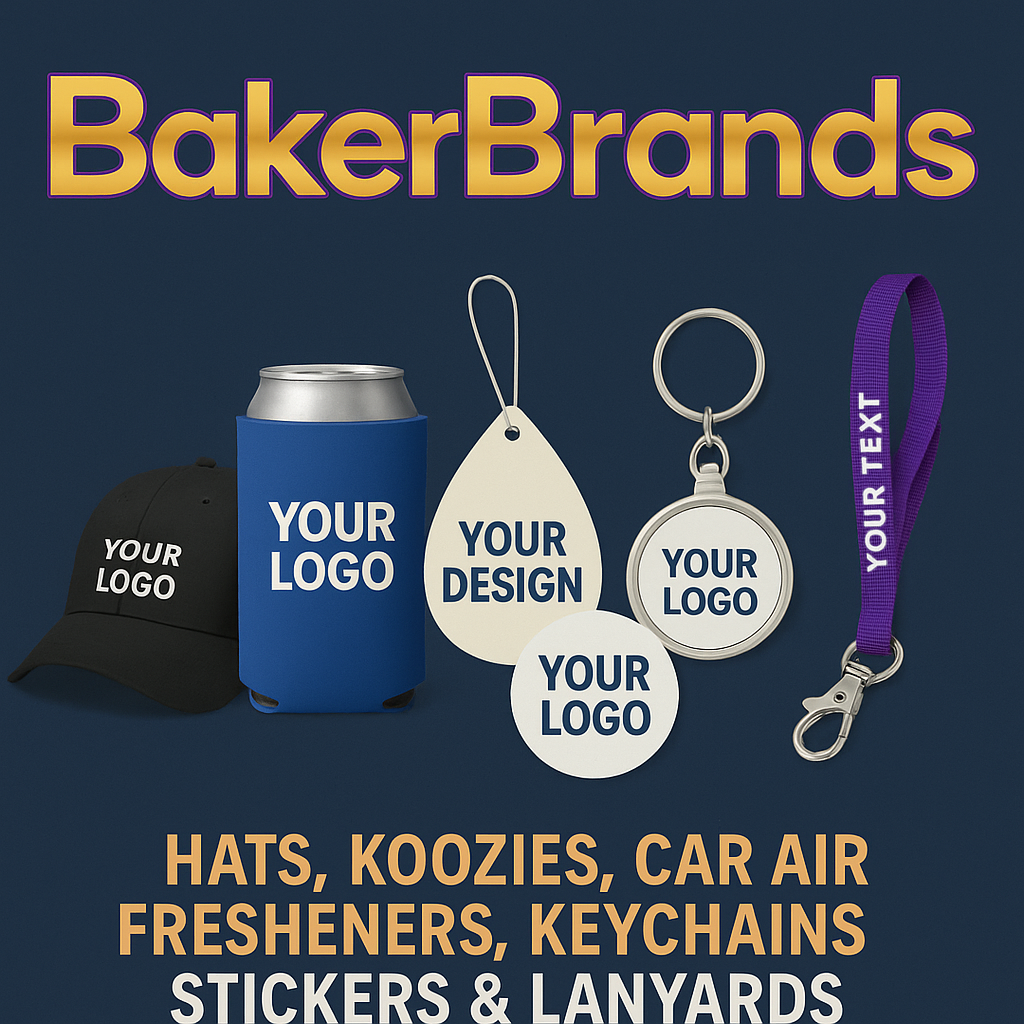 Elevate Your Brand with Baker Brands: Custom Gear, Products, and Promotional Solutions.