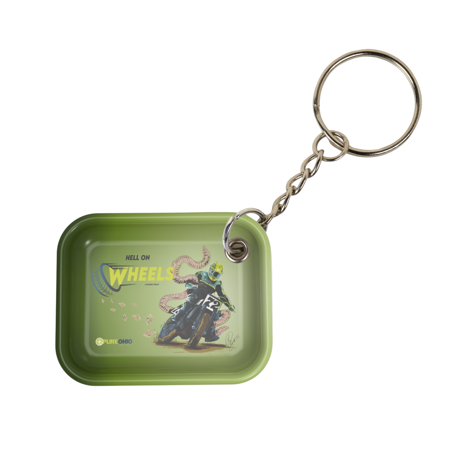 Mini Rolling Tray Keychains Custom Logo