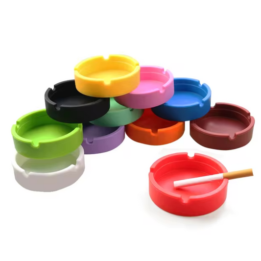 Silicone Ashtrays 3.25" Custom Logo (500 units)
