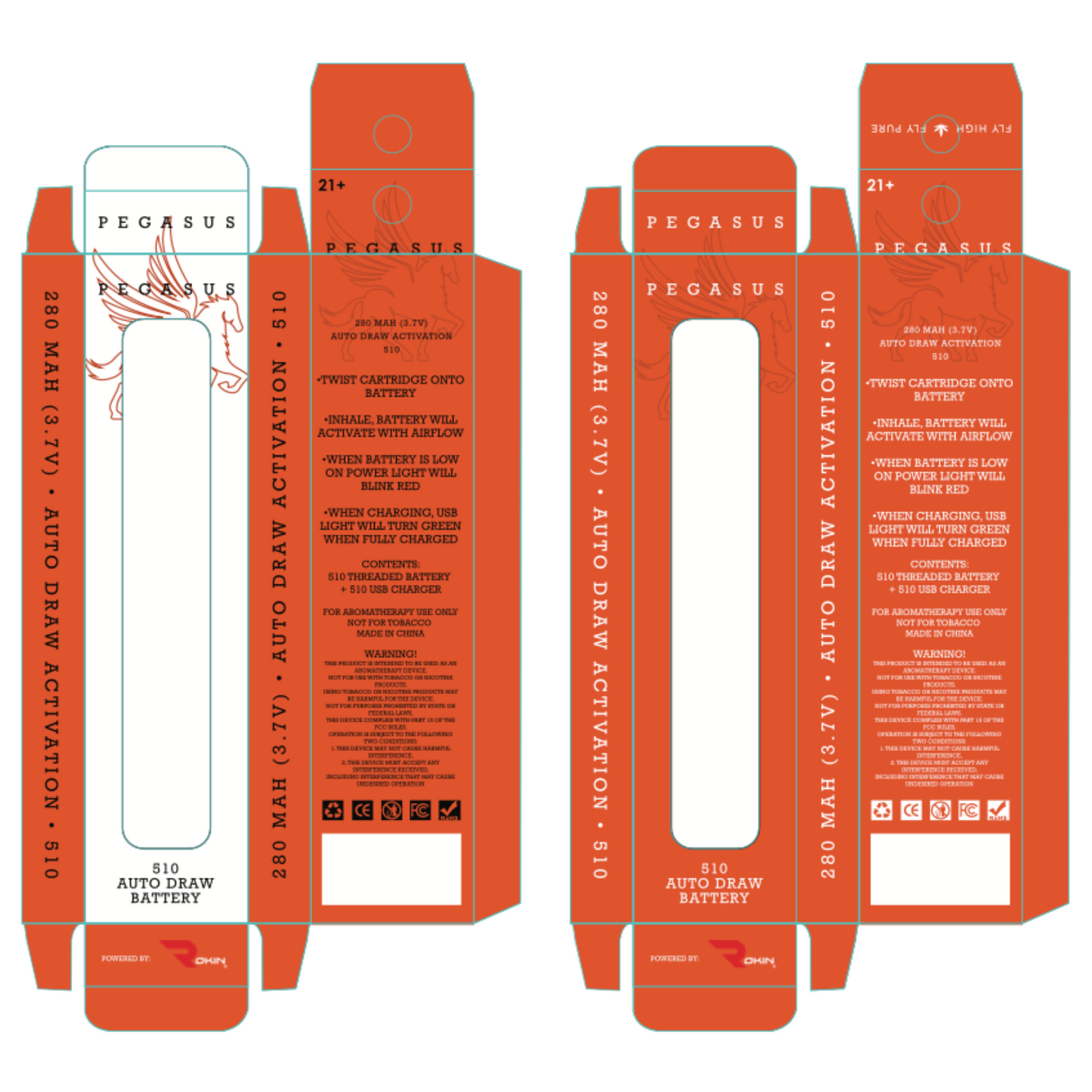 QUICKDRAW 280mAh Cart Battery Custom Logo (1,000 units)